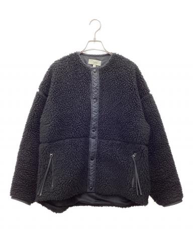 中古・古着通販】HYKE (ハイク) フリースジャケット ブラック サイズ