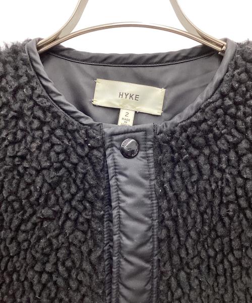 HYKE（ハイク）HYKE (ハイク) フリースジャケット ブラック サイズ:SIZE2の古着・服飾アイテム
