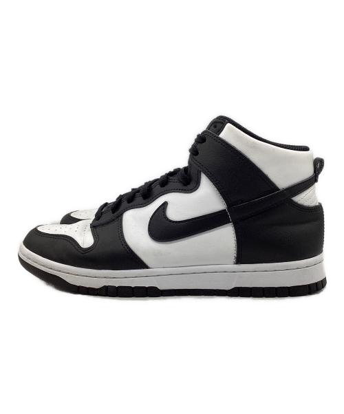 NIKE（ナイキ）NIKE (ナイキ) WMNS DUNK HIGH ブラック×ホワイト サイズ:SIZE 27cmの古着・服飾アイテム