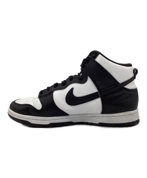 NIKE（ナイキ）NIKE (ナイキ) WMNS DUNK HIGH ブラック×ホワイト サイズ:SIZE 27cmの古着・服飾アイテム