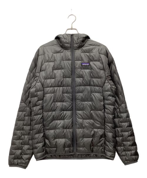 Patagonia（パタゴニア）Patagonia (パタゴニア) マイクロパフフーディ 中綿ジャケット グレー サイズ:SIZE M 未使用品の古着・服飾アイテム
