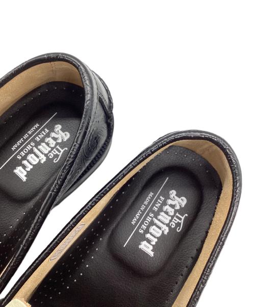 kenford（ケンフォード）kenford (ケンフォード) ペイズリーローファー ブラック サイズ:SIZE 25.5cmの古着・服飾アイテム