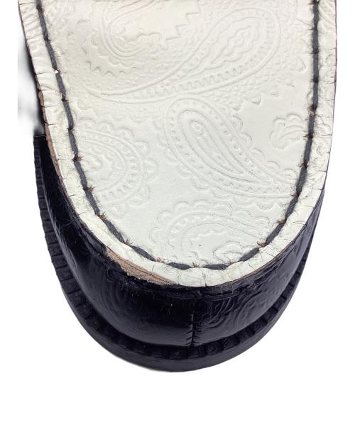 kenford（ケンフォード）kenford (ケンフォード) ペイズリーローファー ブラック サイズ:SIZE 25.5cmの古着・服飾アイテム