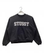 stussyステューシー）の古着「スウェット」｜ブラック