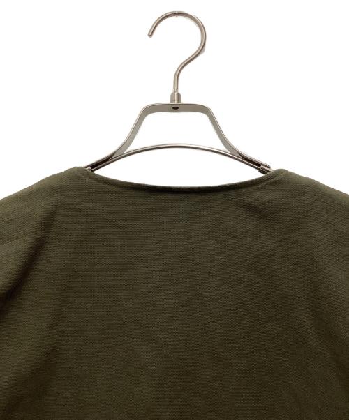 AUDinc（-）AUDinc (-) ノーカラージャケット オリーブ サイズ:SIZE Lの古着・服飾アイテム