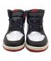 NIKE (ナイキ) Air Jordan 1 Retro High OG Black Toe Reimagined ブラック×ホワイト×レッド サイズ:SIZE 25.5cm：13000円