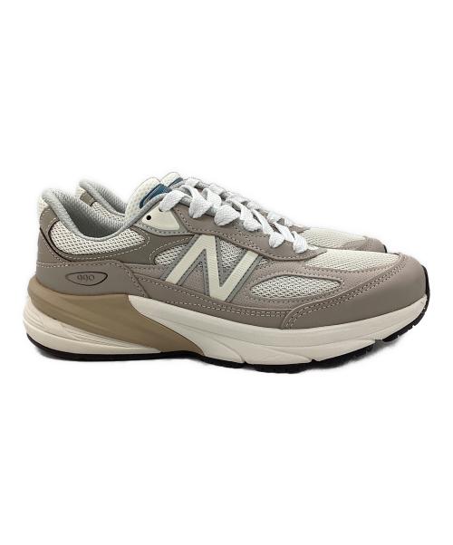 NEW BALANCE（ニューバランス）NEW BALANCE (ニューバランス) 990V6 グレー×ベージュ サイズ:SIZE 25cmの古着・服飾アイテム