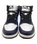 NIKE (ナイキ) Air Jordan 1 Retro High OG ネイビー×ホワイト サイズ:SIZE 25.5cm：13000円