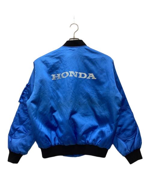 HONDA（ホンダ）HONDA (ホンダ) MA-1ジャケット 80s ブルー サイズ:SIZE Lの古着・服飾アイテム