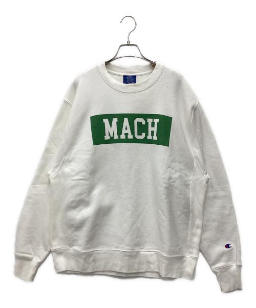 Champion REVERSE WEAVE（チャンピオン リバース ウィーブ）Champion REVERSE WEAVE (チャンピオン リバース ウィーブ) CALIFOLKS (カリフォークス) クルーネックスウェット ホワイト サイズ:SIZE Lの古着・服飾アイテム