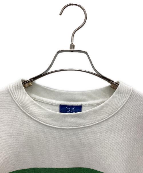 Champion REVERSE WEAVE（チャンピオン リバース ウィーブ）Champion REVERSE WEAVE (チャンピオン リバース ウィーブ) CALIFOLKS (カリフォークス) クルーネックスウェット ホワイト サイズ:SIZE Lの古着・服飾アイテム