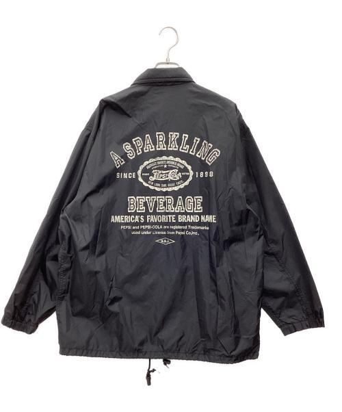 PEPSI COLA（ペプシコーラ）PEPSI COLA (ペプシコーラ) コーチジャケット ブラック サイズ:SIZE Lの古着・服飾アイテム