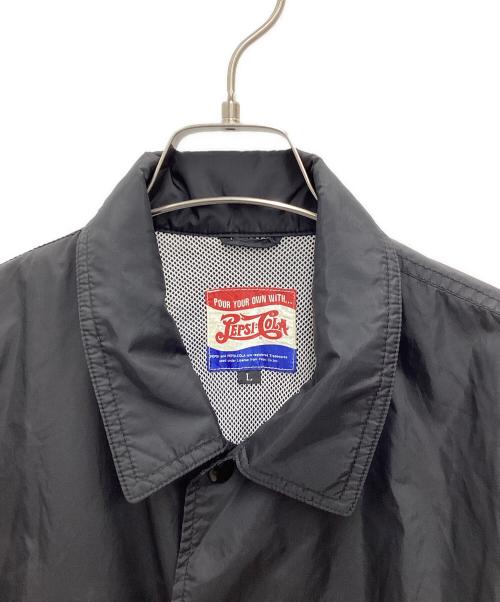 PEPSI COLA（ペプシコーラ）PEPSI COLA (ペプシコーラ) コーチジャケット ブラック サイズ:SIZE Lの古着・服飾アイテム