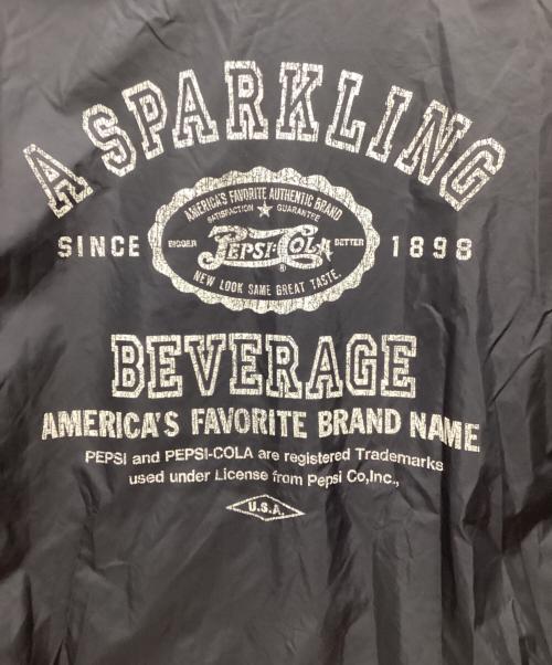 PEPSI COLA（ペプシコーラ）PEPSI COLA (ペプシコーラ) コーチジャケット ブラック サイズ:SIZE Lの古着・服飾アイテム