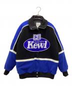 GYDAジェイダ）の古着「レーシングブルゾン スタジャン」｜ブルー×ホワイト