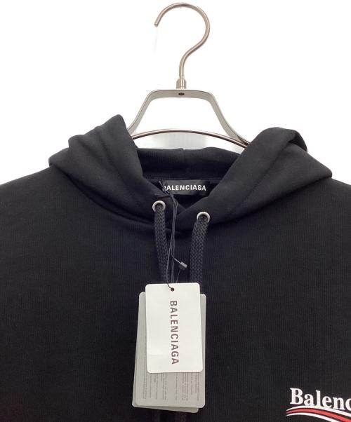 BALENCIAGA（バレンシアガ）BALENCIAGA (バレンシアガ) プルオーバーパーカー ブラック サイズ:SIZE XSの古着・服飾アイテム