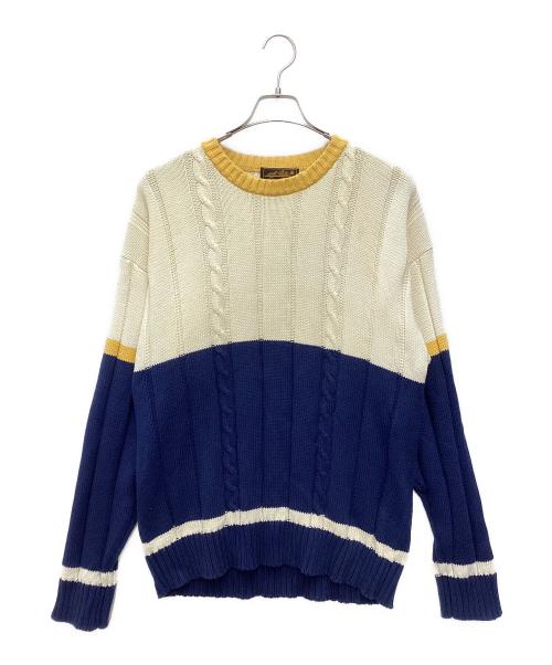 Eddie Bauer（エディーバウアー）Eddie Bauer (エディーバウアー) 厚手ニット ブラウン サイズ:SIZE Mの古着・服飾アイテム