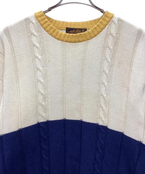 Eddie Bauer（エディーバウアー）Eddie Bauer (エディーバウアー) 厚手ニット ブラウン サイズ:SIZE Mの古着・服飾アイテム