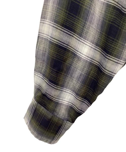 NORTHWEST TERRITORY（ノースウェストテリトリー）Northwest Territory (ノースウェストテリトリー) オンブレチェックシャツ 90s グレー×ホワイト サイズ:SIZE Lの古着・服飾アイテム