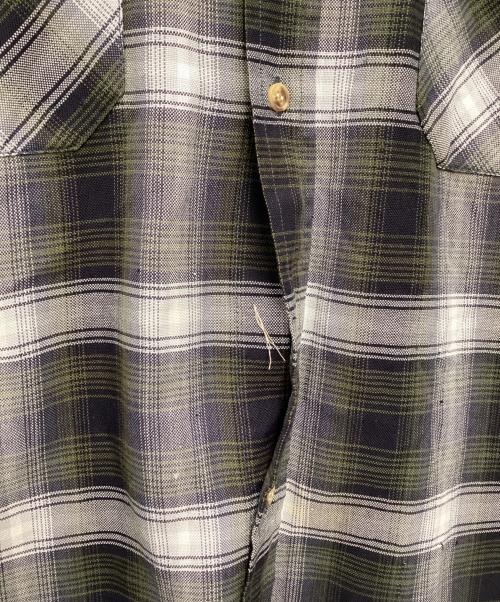 NORTHWEST TERRITORY（ノースウェストテリトリー）Northwest Territory (ノースウェストテリトリー) オンブレチェックシャツ 90s グレー×ホワイト サイズ:SIZE Lの古着・服飾アイテム