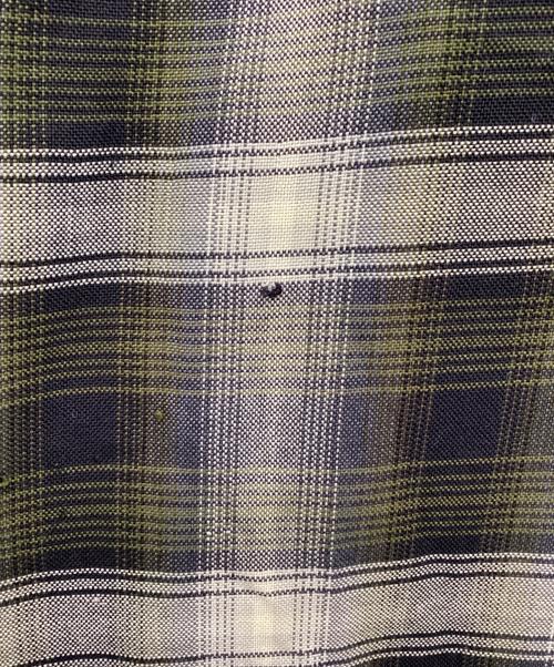 NORTHWEST TERRITORY（ノースウェストテリトリー）Northwest Territory (ノースウェストテリトリー) オンブレチェックシャツ 90s グレー×ホワイト サイズ:SIZE Lの古着・服飾アイテム