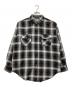 Northwest Territory（ノースウェストテリトリー）の古着「オンブレチェックシャツ 90s」｜グレー×ホワイト
