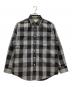 ST JOHN'S BAY（セントジョンズベイ）の古着「シャモアクロス シャモアチェックシャツ」｜ブラック×グレー