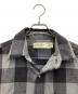 中古・古着 ST JOHN'S BAY (セントジョンズベイ) シャモアクロス シャモアチェックシャツ ブラック×グレー サイズ:SIZE L：7000円