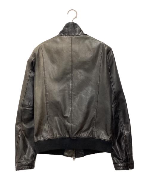 STUDIOUS（ステュディオス）STUDIOUS (ステュディオス) Shama (シャマ) シングルレザージャケット ブラック サイズ:SIZE 40の古着・服飾アイテム
