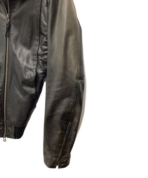 STUDIOUS（ステュディオス）STUDIOUS (ステュディオス) Shama (シャマ) シングルレザージャケット ブラック サイズ:SIZE 40の古着・服飾アイテム