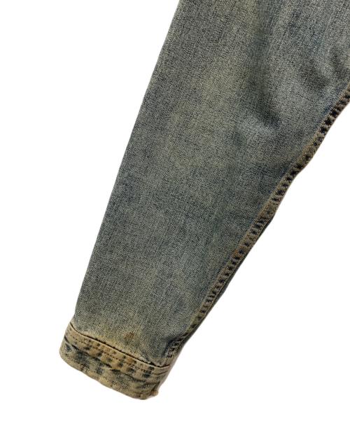 LEVI'S（リーバイス）LEVI'S (リーバイス) ショートホーン デニムジャケット 推定90～00s 香港製 復刻TALON ブルー サイズ:SIZE Lの古着・服飾アイテム