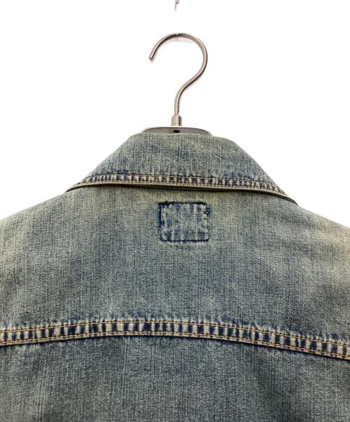 LEVI'S（リーバイス）LEVI'S (リーバイス) ショートホーン デニムジャケット 推定90～00s 香港製 復刻TALON ブルー サイズ:SIZE Lの古着・服飾アイテム