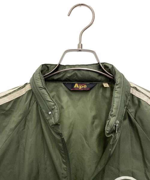 A BATHING APE（ア ベイシング エイプ）A BATHING APE (ア ベイシング エイプ) ナイロンジャケット 推定90s オリーブ サイズ:SIZE XLの古着・服飾アイテム