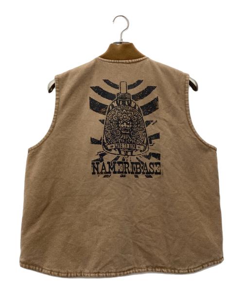 UNIVERSAL STYLE WEAR（ユニバーサルスタイルウエア）UNIVERSAL STYLE WEAR (ユニバーサルスタイルウエア) ジレ ブラウン サイズ:SIZE Lの古着・服飾アイテム