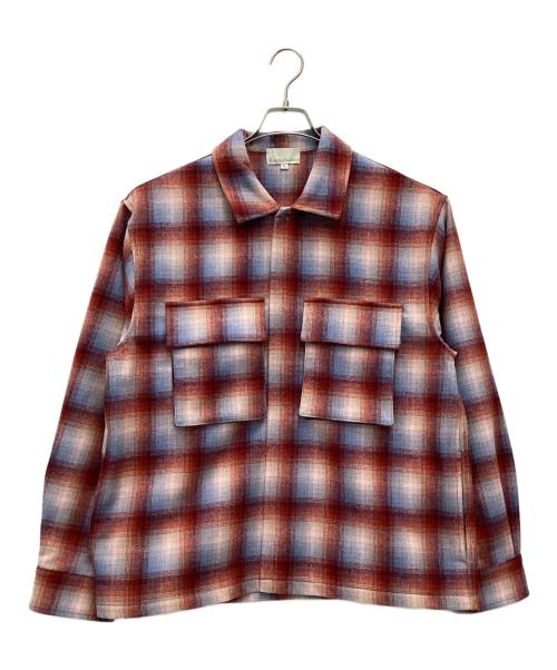 UNIVERSAL STYLE WEAR（ユニバーサルスタイルウエア）UNIVERSAL STYLE WEAR (ユニバーサルスタイルウエア) チェックシャツ レッド サイズ:SIZE Lの古着・服飾アイテム