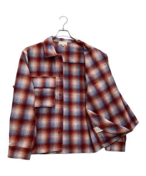 UNIVERSAL STYLE WEAR（ユニバーサルスタイルウエア）UNIVERSAL STYLE WEAR (ユニバーサルスタイルウエア) チェックシャツ レッド サイズ:SIZE Lの古着・服飾アイテム