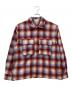 UNIVERSAL STYLE WEAR（ユニバーサルスタイルウエア）の古着「チェックシャツ」｜レッド