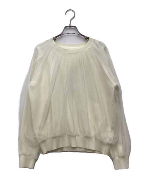 Loungedress（ラウンジドレス）Loungedress (ラウンジドレス) チュールニット ベージュ サイズ:SIZE Freeの古着・服飾アイテム