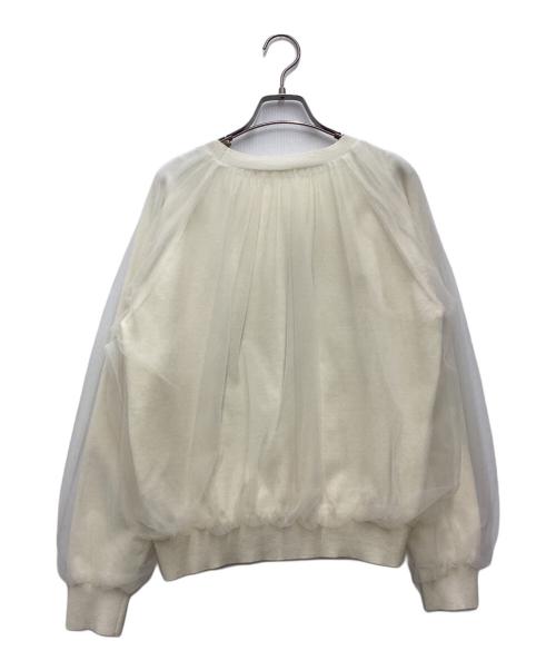 Loungedress（ラウンジドレス）Loungedress (ラウンジドレス) チュールニット ベージュ サイズ:SIZE Freeの古着・服飾アイテム