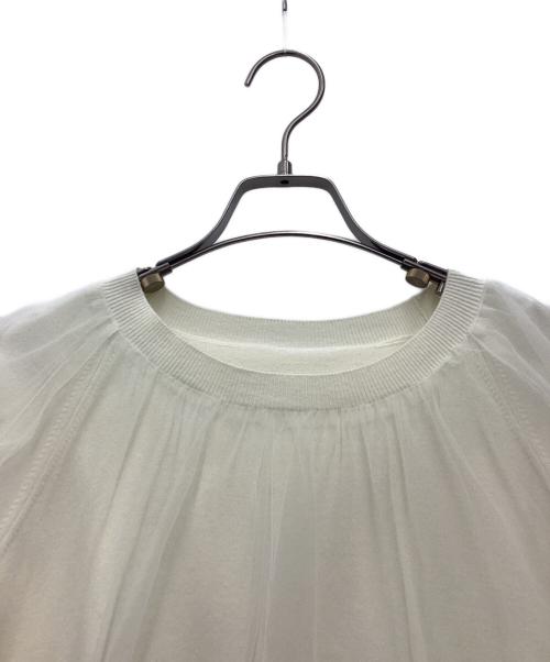 Loungedress（ラウンジドレス）Loungedress (ラウンジドレス) チュールニット ベージュ サイズ:SIZE Freeの古着・服飾アイテム