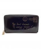 Yves Saint Laurentイヴサンローラン）の古着「長財布 Yメール」｜ブラック