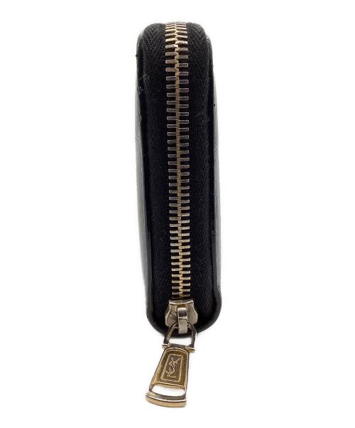 Yves Saint Laurent（イヴサンローラン）Yves Saint Laurent (イヴサンローラン) 長財布 Yメール ブラックの古着・服飾アイテム