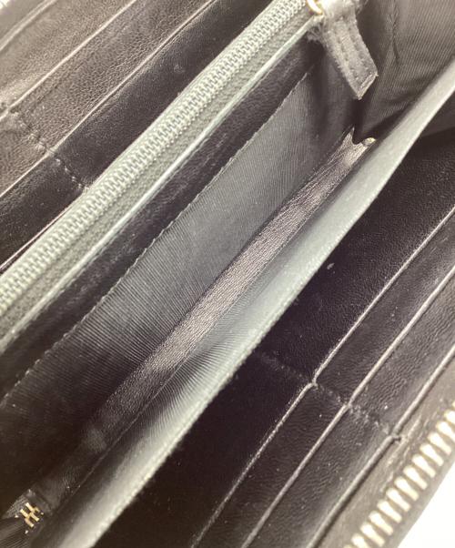 Yves Saint Laurent（イヴサンローラン）Yves Saint Laurent (イヴサンローラン) 長財布 Yメール ブラックの古着・服飾アイテム