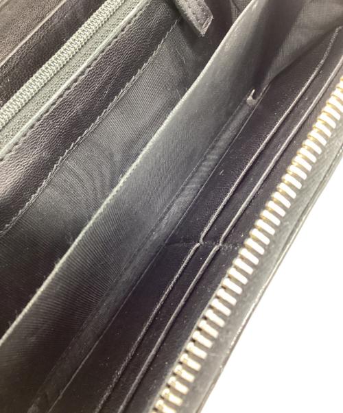 Yves Saint Laurent（イヴサンローラン）Yves Saint Laurent (イヴサンローラン) 長財布 Yメール ブラックの古着・服飾アイテム