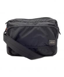 PORTER（ポーター）の古着「フラッシュショルダーバッグ」｜ブラック