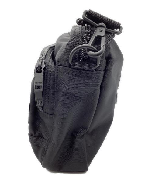 PORTER（ポーター）PORTER (ポーター) フラッシュショルダーバッグ ブラックの古着・服飾アイテム