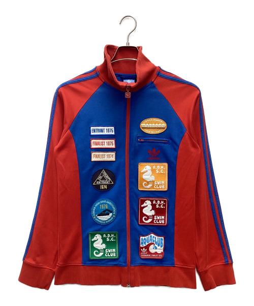 adidas（アディダス）adidas (アディダス) トラックジャケット ブルー×レッド サイズ:SIZE Lの古着・服飾アイテム