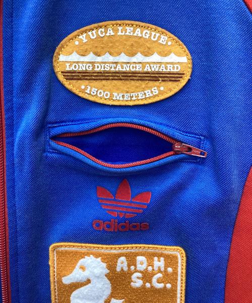 adidas（アディダス）adidas (アディダス) トラックジャケット ブルー×レッド サイズ:SIZE Lの古着・服飾アイテム