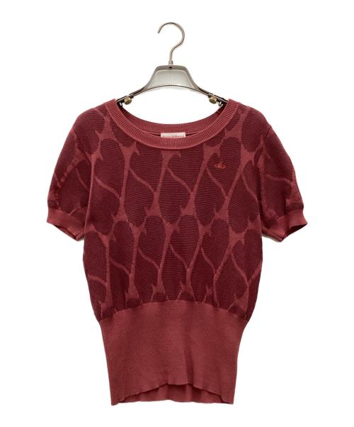 Vivienne Westwood RED LABEL（ヴィヴィアンウエストウッドレッドレーベル）Vivienne Westwood RED LABEL (ヴィヴィアンウエストウッドレッドレーベル) 半袖カットソー レッド サイズ:SIZE 2の古着・服飾アイテム