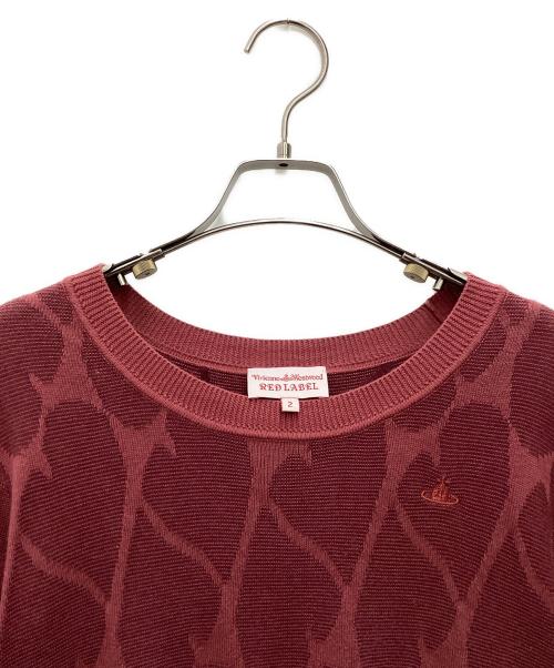 Vivienne Westwood RED LABEL（ヴィヴィアンウエストウッドレッドレーベル）Vivienne Westwood RED LABEL (ヴィヴィアンウエストウッドレッドレーベル) 半袖カットソー レッド サイズ:SIZE 2の古着・服飾アイテム